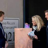 Dan and Pamella DeVos at DCIH Building